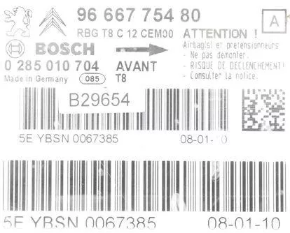 C722JE - MODULE/ BOSCH 0285010830/ 9675181780/ 0285010704/