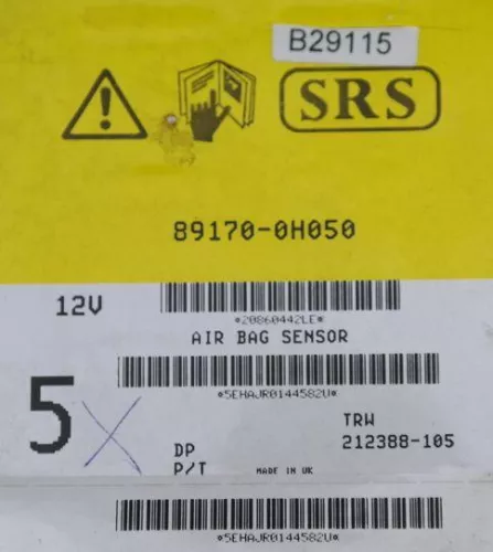 C908JE - MODULE/ SEPARATE/ TYPE STEERING + CO-DRIVERS + SEAT AIRBAG/