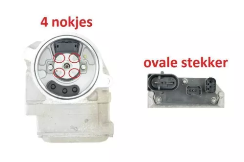 C590SA - MOTOR ONLY/ 4 CAMS/ + AND - 1 OVAL CONNECTOR/ JTEKT
