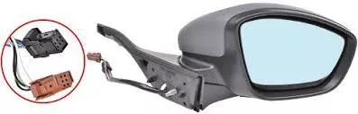 ELECTRICALLY FOLDABLE WITH HEATED MIRROR GLASS/2 PLUGS,
